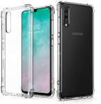 Tagakaaned Evelatus Samsung Galaxy A70 Military Shockproof Silicone Case TPU Transparent