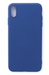 Tagakaaned Evelatus Apple iPhone X/Xs Nano Silicone Case Soft Touch TPU Dark Blue