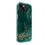 Tagakaaned Evelatus Apple iPhone 15 Plus PC Customized Print Design Marble Turquoise