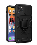 Tagakaaned iLike Apple IPHONE 14 PRO MAX RING LENS CASE Black