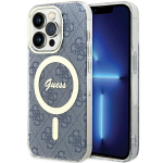 Tagakaaned Guess  Guess IML 4G MagSafe case for iPhone 15 Pro - blue