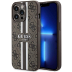 Tagakaaned Guess  Guess GUHMP13LP4RPSW iPhone 13 Pro / 13 6.1" brown/brown hardcase 4G Printed Stripes MagSafe