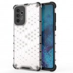 Tagakaaned Hurtel  Honeycomb case armored cover with a gel frame for Samsung Galaxy A73 transparent