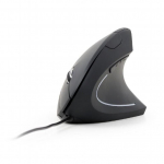 Arvutihiir Gembird MOUSE USB OPTICAL BLACK/ERGONOMIC MUS-ERGO-01