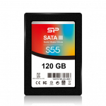 K&otilde;vaketas SSD Silicon power Slim S55 120 GB, SSD interface SATA, Write speed 420 MB/s, Read speed 550 MB/s