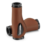 Jalgratta tarvik Rockbros  Rockbros 40720001002 leather bicycle grips - brown