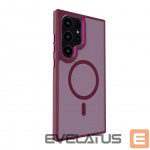 Tagakaaned Evelatus Samsung Galaxy S24 Ultra Shield Case With Magsafe matte Red