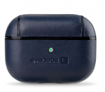 Korpus k&otilde;rvaklappidele Evelatus Apple AirPods Pro Leather Protective Case Dark Blue