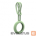Nutika sildi tarvik iLike AirTag Silicone Keychain Loop Case Green