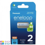 Muu arvutitarvik Panasonic Rechargeable Batteries ENELOOP BK-4MCDE/2BE AAA, 800 mAh, 2 pc(s)