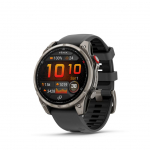 Nutikell Garmin  Fenix 8 Pro &ndash; 47 mm, AMOLED, Sapphire, Titanium with Graphite/black silicone band sport watch