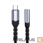 &Uuml;leminek BWOO Adapter AUX 3.5mm - USB-C Black BZ47 Black