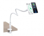 Dokkimisjaamad Choetech 2in1 flexible phone holder with wireless charger 10W White
