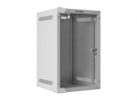 Muud kaubad Lanberg Rack cabinet 10" wall-mount 9U/280x310 (flat pack) with glass door | WF10-2309-10S | Gray
