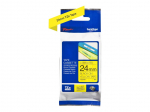 Tarvikud ja tarvikud Brother | TZe-651 Laminated Tape | Black On Yellow | TZe | 8 m | 2.4 cm