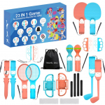 Kontroller Hurtel  Nintendo Switch 23-in-1 Family Accessory Pack 2 - Orange and Blue Set