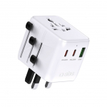 Adaptrid SBS  SBS Travel Adapter 2xUSB-C 1xUSB-A Universal - White