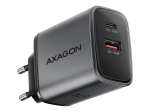 Kontroller Axagon  ACU-PQ67 GaN Wall charger 67W, 2x port (USB-A + USB-C) PD3.0/PPS/QC4+/SFC 2.0/Apple, Black