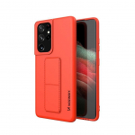 Tagakaaned Wozinsky - Wozinsky Kickstand Case silicone case with stand Samsung Galaxy S21 Ultra 5G red