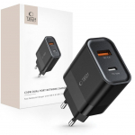 Adaptrid Tech-Protect  Tech-Protect C30W Charger USB-C PD 30W / USB-A QC 3.0 - Black