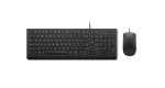 Arvuti klaviatuur Lenovo  Essential Wired Combo Black Lithuanian |