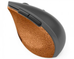 Arvutihiir Lenovo Go Wireless Vertical Mouse Wireless optical, Storm grey with natural cork, USB-A, 1 x AA batteries (included)