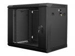 Serverid Lanberg Rack cabinet 19" wall-mount 9U/600x450 (flat pack) V2, black |