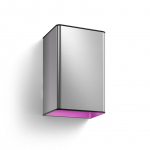 Laualamp Philips Hue WCA Resonate Outdoor Wall Lantern, Inox | 8 W | 2000-6500 Hue White Colour Ambiance