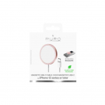 Adaptrid Puro Elektrik  Puro Magnetic Wireless Induction Charging Station USB-C, MagSafe compatible, 1m, pink