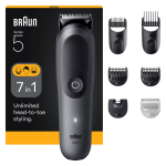 Juuksel&otilde;ikur Braun  7-in-1 Grooming Kit | All-in-One Kit Series 5 AIO5520 | Cordless | Number of length steps 14 | Black