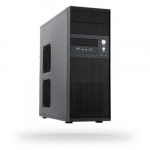 Arvuti korpus Chieftec Case||CQ-01B-U3-OP|MidiTower|ATX|MicroATX|Colour Black|CQ-01B-U3-OP