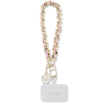 S&uuml;learvuti kott Guess  GUESS hand strap GUOUCHSAMC4P (Saffiano Chain Strap 4G Charm) pink