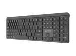 Arvuti klaviatuur Gembird KB-WPS-03 Dual-mode pro-business slim wireless keyboard, 2.4G+BT, US layout |