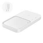 Adaptrid Samsung  Samsung Wireless Charger Duo EP-P5400TWEGEU inductive charger 15W - white + mains charger + cable