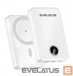 V&auml;line aku Evelatus  Evelatus Wireless Power Bank 22.5W 10000 mAh Type-C White