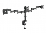 Teleri kinnitus Digitus Universal Triple Monitor Stand with Clamp Mount