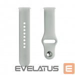 Rihm Evelatus Evelatus Watch 20mm Silicone Loop Watch Straps (130mm M/L) Silver