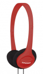 Juhtmevabad k&otilde;rvaklapid Koss  Headphones KPH7r Wired, On-Ear, 3.5 mm, Red