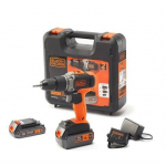 Kalakaubad Black & Decker | Cordless Drill/Driver with 2.0 Ah/4.0 Ah Battery | BCD003MEM2K-QW | 18 V | 2.0/4.0 Ah | Lithium