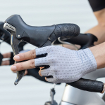 Jalgratta tarvik Rockbros  Rockbros Breathable Short Finger Cycling Gloves Size: M - Grey
