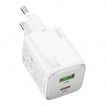 Adaptrid Hoco  Phone charger Hoco USB A + USB C QC3.0 PD 3A 20W N41 white