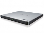 Server &ndash; muud tarvikud H.L Data Storage Ultra Slim Portable DVD-Writer GP57ES40 Interface USB 2.0, DVD&plusmn;R/RW, CD read speed 24 x, CD write speed 24 x, Silver, Desktop/Notebook
