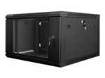 Arvuti komponendid Lanberg  LANBERG WF01-6606-10B Lanberg wall-mounted rack 19 demounted flat pack 6U/600x600mm black