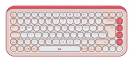 Arvuti klaviatuur Logitech  KEYBOARD WRL POP ICON KEYS/LIL&OFF WH 920-013073