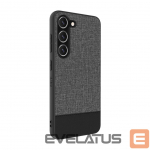 Tagakaaned iLike Samsung Galaxy S23 Plastic Leather Back Cover Gray