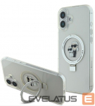 Tagakaaned Karl Lagerfeld Apple iPhone 16 Ringstand Karl and Choupette MagSafe Case Transparent