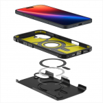 Muu Spigen SPIGEN case TOUGH ARMOR MAG compatible with MagSafe for IPHONE 16 black