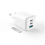 Kontroller fixed  Mini 2x USB-C and USB GaN Charger 65W