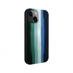 Tagakaaned Evelatus Apple iPhone 15 Silicone case Multi-Colored Green