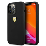 Tagakaaned Ferrari  Ferrari FESSIHCP13LBK iPhone 13 Pro / 13 6.1" black/black hardcase Silicone